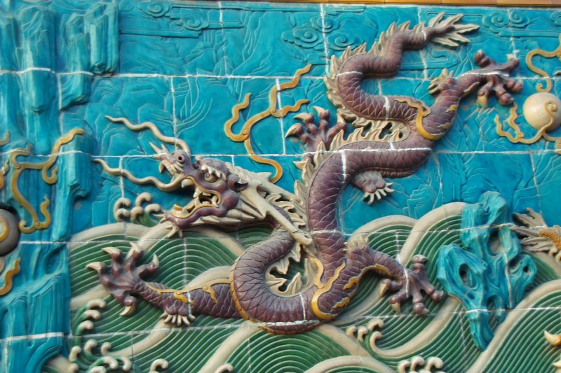 Neun-Drachen-Wand Beihai-Park