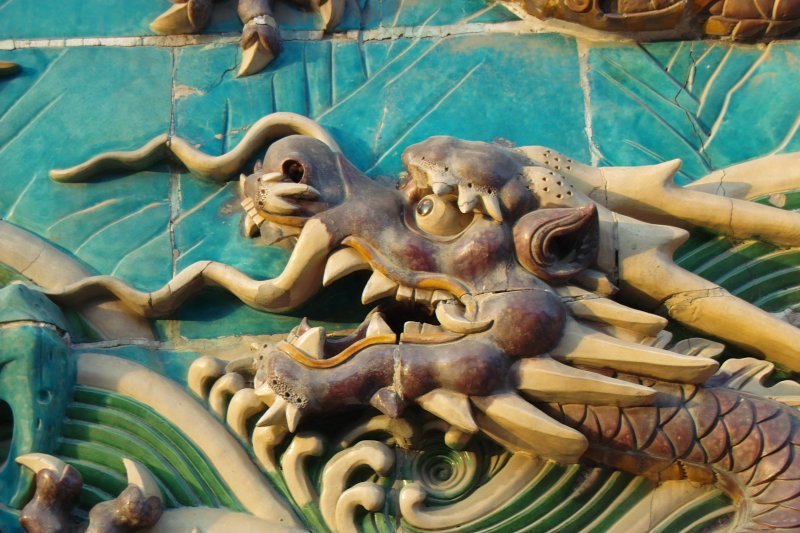 Neun-Drachen-Wand Beihai-Park