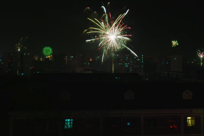 Feuerwerk zum Frühlingsfest (Chinesisches Neujahr) - Chun Jie