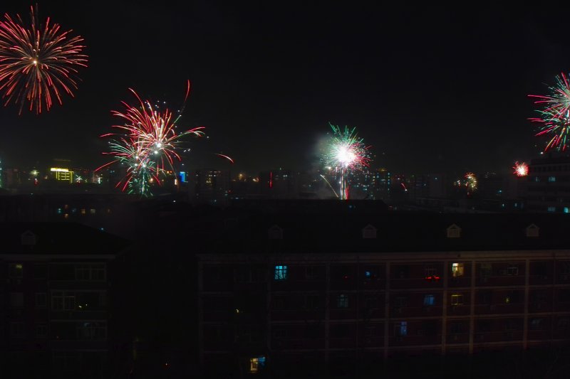 Feuerwerk zum Frühlingsfest (Chinesisches Neujahr) - Chun Jie