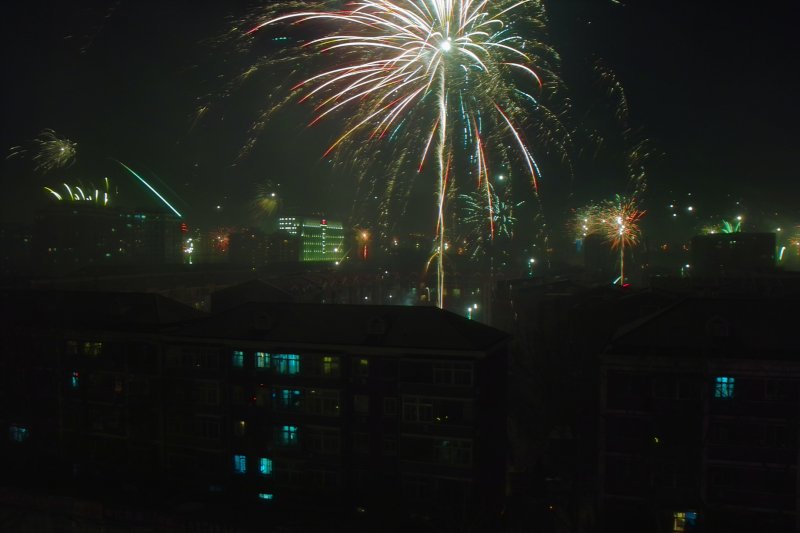 Feuerwerk zum Frühlingsfest (Chinesisches Neujahr) - Chun Jie