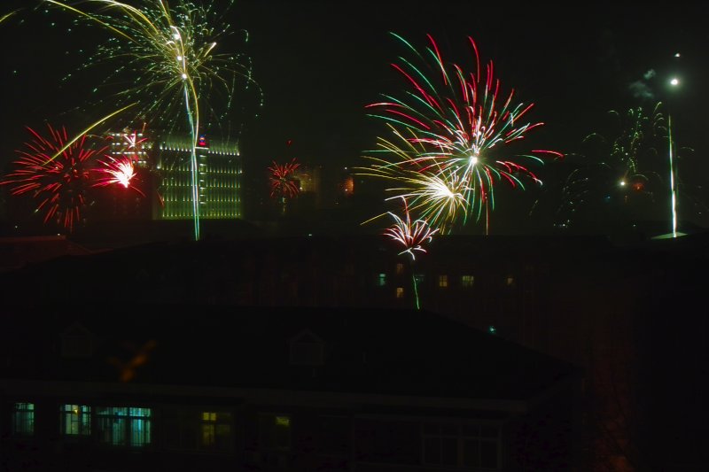 Feuerwerk zum Frühlingsfest (Chinesisches Neujahr) - Chun Jie