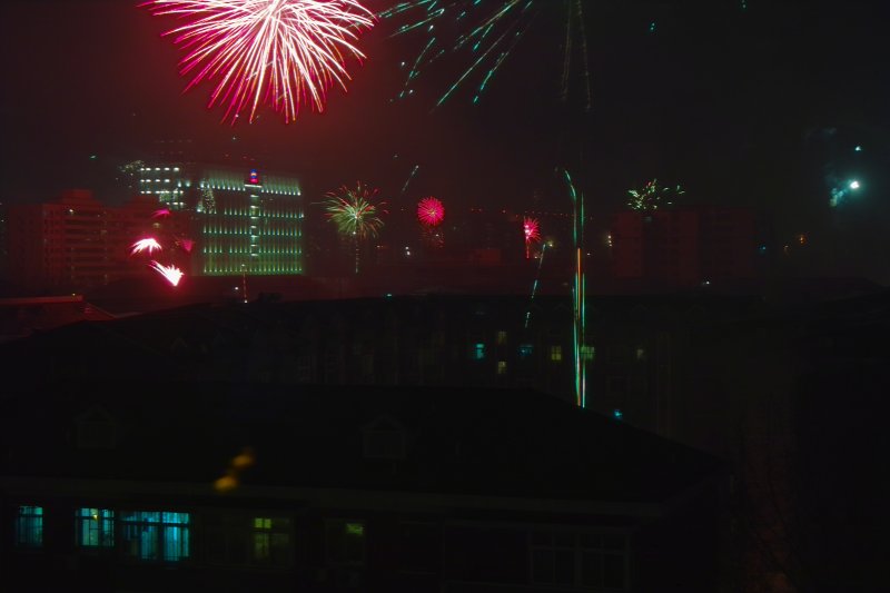 Feuerwerk zum Frühlingsfest (Chinesisches Neujahr) - Chun Jie