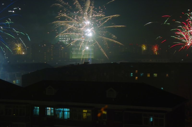 Feuerwerk zum Frühlingsfest (Chinesisches Neujahr) - Chun JieFrühlingsfest - Chun Jie