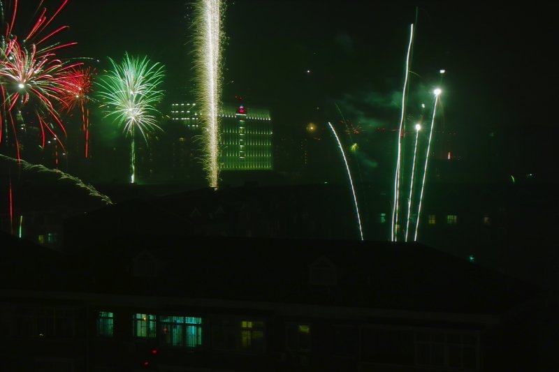 Feuerwerk zum Frühlingsfest (Chinesisches Neujahr) - Chun JieFrühlingsfest - Chun Jie