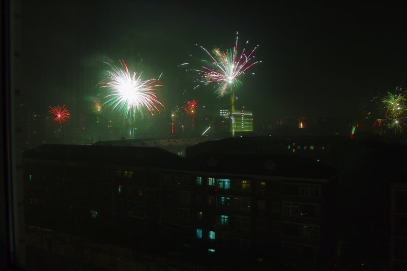 Feuerwerk zum Frühlingsfest (Chinesisches Neujahr) - Chun Jie