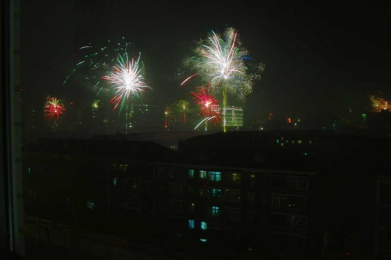 Feuerwerk zum Frühlingsfest (Chinesisches Neujahr) - Chun Jie