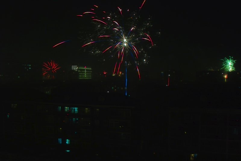 Feuerwerk zum Frühlingsfest (Chinesisches Neujahr) - Chun Jie