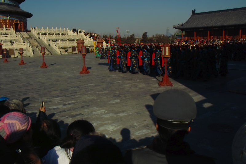 Ernteopfer durch Kaiser von China zur Kulturwoche des Himmeltempels