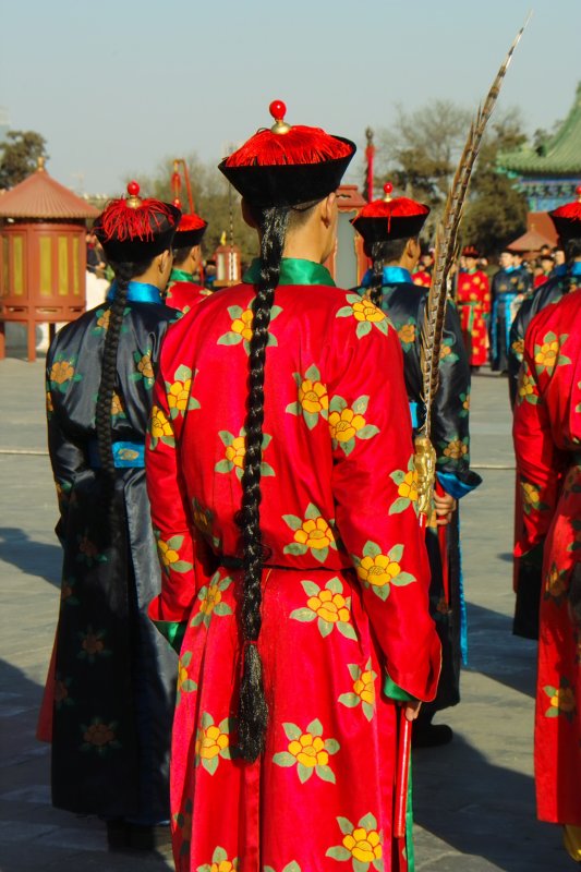 Ernteopfer durch Kaiser von China zur Kulturwoche des Himmeltempels