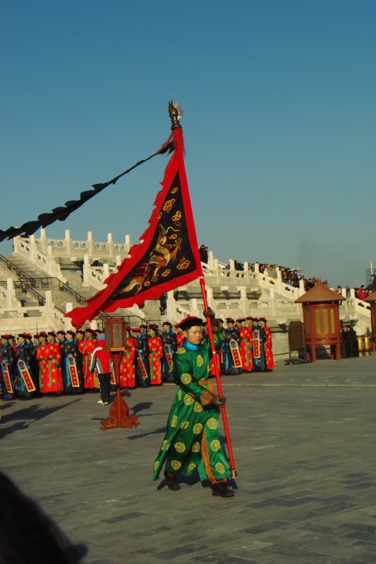 Ernteopfer durch Kaiser von China zur Kulturwoche des Himmeltempels