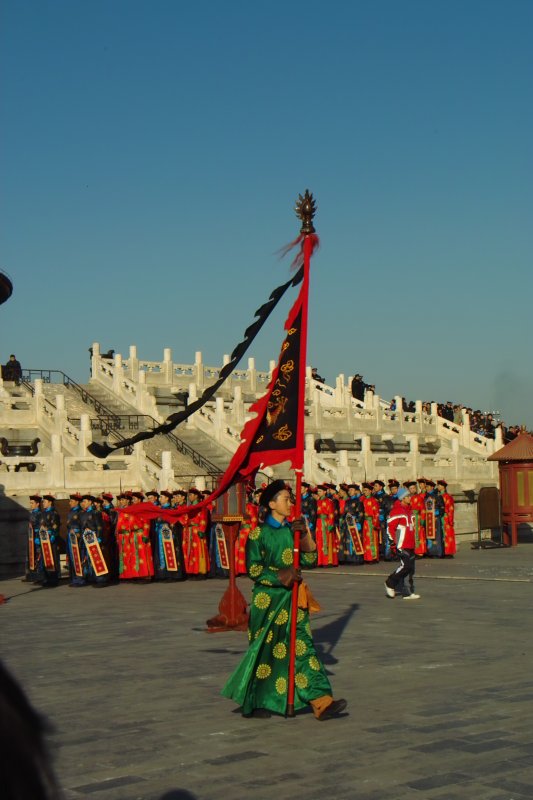 Ernteopfer durch Kaiser von China zur Kulturwoche des Himmeltempels