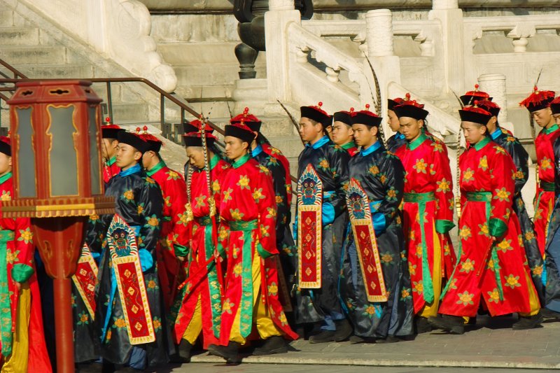 Ernteopfer durch Kaiser von China zur Kulturwoche des Himmeltempels