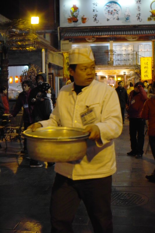 Nacht-Markt Wangfujing Dajie