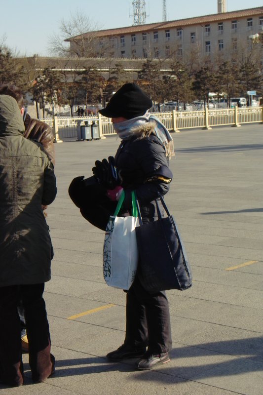 Verkäufer auf Tian'an-Men-Platz