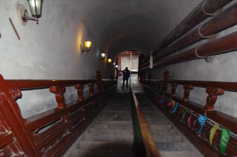 Abgang im Trommelturm