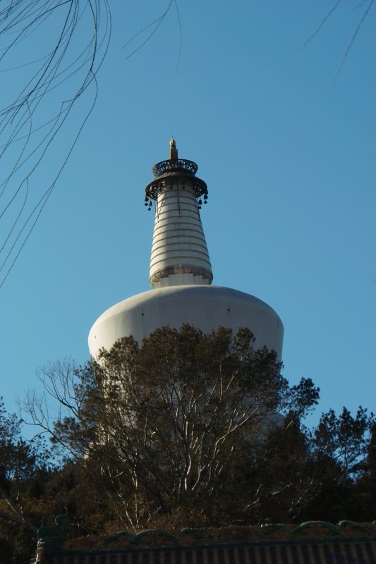 Weiße Pagode auf Jadeinsel im Beihai-Park