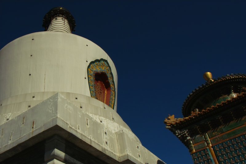 Weiße Pagode auf Jadeinsel im Beihai-Park