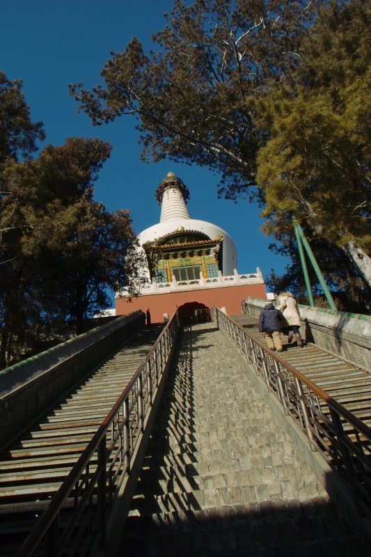 Weiße Pagode auf Jadeinsel im Beihai-Park