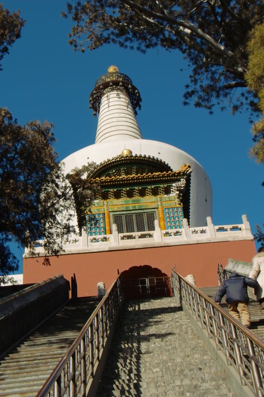 Weiße Pagode auf Jadeinsel im Beihai-Park